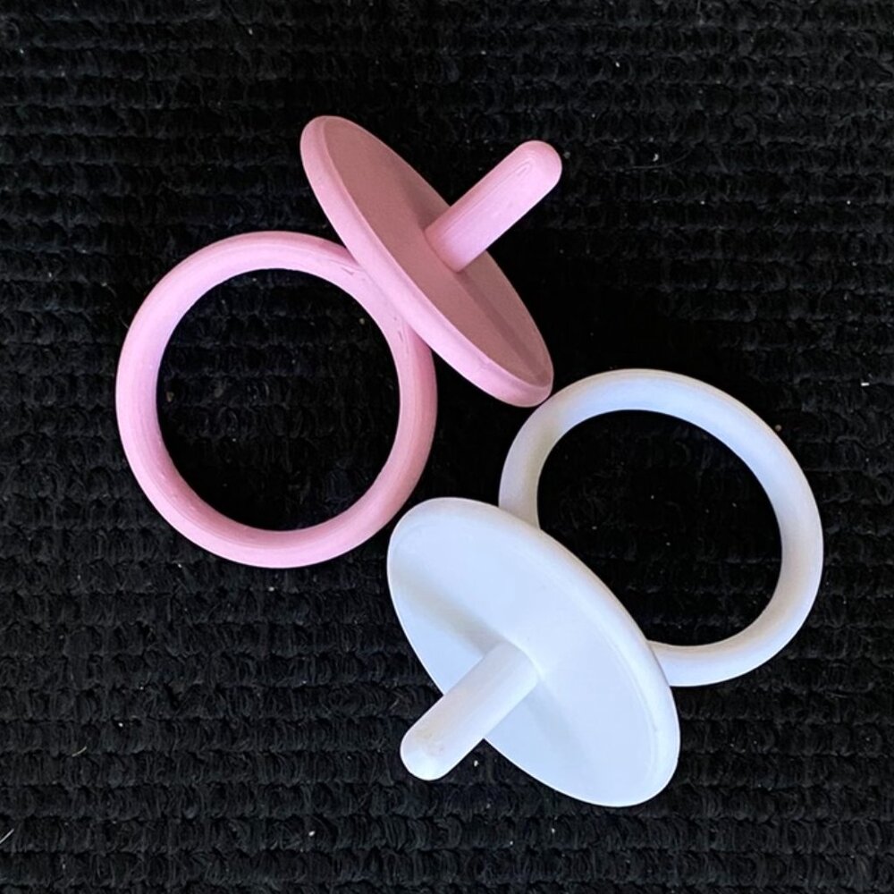 Replacement Pacifier White/Pink for Vintage Cabbage Patch Kids, and Preemies